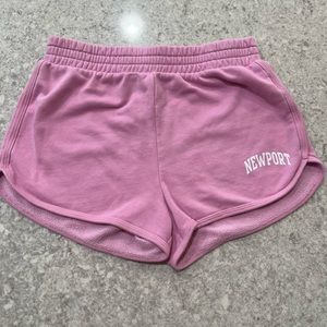 Light pink Newport lounge shorts
